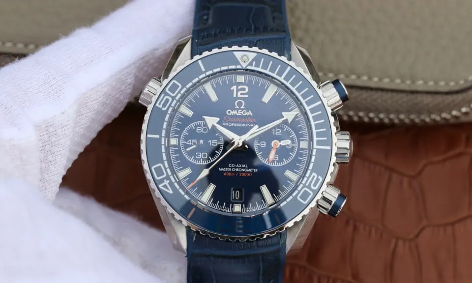Omega Seamaster Ocean Planet 600M 215.33.46.51.03.001 OM Factory 1:1 Best Edition Replica Watch Blue Strap